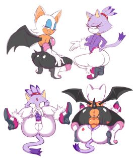 anthro blaze_the_cat futanari intersex rouge_the_bat sega sonic_(series) sonic_the_hedgehog_(series) tagme themilkman