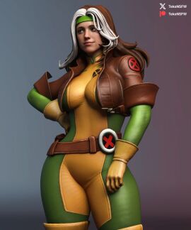 1girls 3d anna_marie big_breasts breasts curvaceous curvy curvy_figure female hips marvel marvel_comics mutant mutant_(marvel) rogue_(x-men) slim_waist tekonsfw thighs voluptuous waist x-men