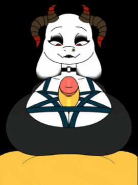 1boy 1girls 2d 2d_(artwork) 2d_animation 2d_artwork age_difference aged_up animated animated_gif balls beat_banger big_breasts big_penis boobjob breasts clothed_female_nude_male demon demon_girl female female_focus frisk furry furry_demon furry_female gif huge_breasts huge_cock male male/anthro male/female male_on_anthro male_on_female male_pov milf mother orange_skin paizuri paizuri_under_clothes penis smile straight toriel toriel_beat_banger undertale white-skinned_female white_skin