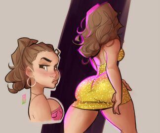 1girls ass big_ass big_breasts big_thighs blush breasts brown_eyes brown_hair bust busty chest curvaceous curvy curvy_figure digital_media_(artwork) female grand_theft_auto grand_theft_auto_vi hips hourglass_figure legs lucia_caminos mature mature_female puerto_rican rockstar_games slim_waist thick thick_hips thick_legs thick_thighs thighs tomphelippe voluptuous waist wide_hips wide_thighs