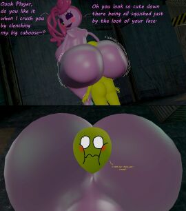 1boy 1girls 3d 3d_(artwork) female imminent_death male mommy_long_legs monster monster_girl nightmare_waifu poppy_playtime protagonist_(poppy_playtime) skulltronprime969 straight tagme