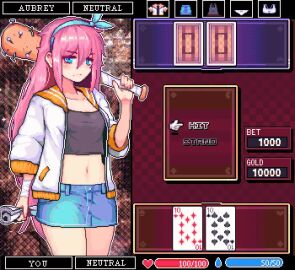 artist_request aubrey_(faraway)_(omori) aubrey_(omori) blackjack bra omori panties perky_breasts stripping tagme video