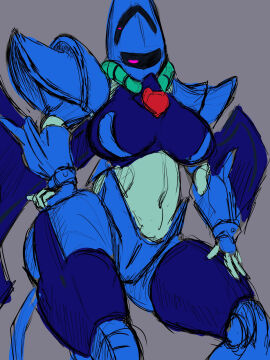 female gundam hambrabi honooafterdark mobile_suit robot robot_girl rx-139_hambrabi tagme zeta_gundam