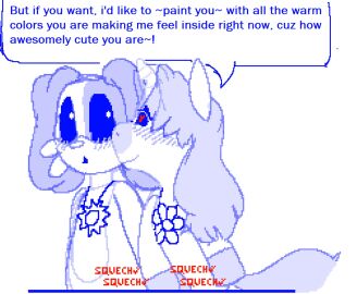 anthro anthro_on_anthro anthro_only blush canid canine canis caption crafty_corn craftycorn critters_(poppy_playtime) crossman cyan_hair cyan_tail dog dogday dogday_(poppy_playtime) doggy domestic_dog duo english_text equid equine female furry_only heart_eyes heart_symbol hi_res horn jewelry male male/female mammal masturbation mob_entertainment monochrome mythological_creature mythological_equine mythology necklace no_humans orange_fur orange_skin poppy_playtime poppy_playtime_(chapter_3) sex smiling_critters standing tagme text unicorn unicorn_horn white_body white_fur white_skin