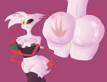 angel_dust_(hazbin_hotel) ass big_ass breasts clitty cum_in_ass fanart femboy hazbin_hotel huge_ass huge_breasts male male_ass male_breasts male_only male_with_breasts penis prostitution sissy small_penis