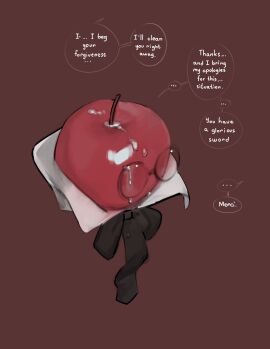 2023 a_knight_(reverse:1999) after_oral apple apple_(reverse:1999) blowjob bow bowtie cloak cum_on_face drunk full_body fully_clothed gay gay_male glasses implied_oral invisible_male invisible_penis knight kogito licking licking_penis male offscreen_character oral oral_sex penis questionable_anatomy reverse:1999 saliva spilled_drink tagme wine wine_glass yaoi