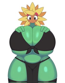 1girls anthro anthrofied ass breasts delete_alliance female flora_fauna plant plant_girl plant_humanoid plantie plants_vs._zombies plants_vs_zombies popcap_games pussy solar_flare_(pvz) sunflower_(pvz)