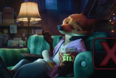 3d_(artwork) 3d_animation animal_genitalia animal_penis animated anthro balls blender_(artwork) canid canine canine_genitalia canine_penis cringeboye digital_media_(artwork) disney eating fox fully_sheathed genitals male mammal nick_wilde penis screencap_edit sheath solo third-party_edit zootopia