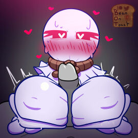 2boys anon artist_logo beanontoast big_breasts breasts femboy feminine_male fnf friday_night_funkin friday_night_funkin_mod ghost ghost_boy heart-shaped_pupils hearts_around_head high_resolution male male_with_breasts oruta oruta_(friday_night_funkin) paizuri penis red_eyes rope_around_neck titjob