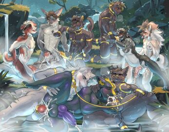 aaron_blackfox accessory anal animal_genitalia animal_penis anthro anubian_jackal anus ass athletic balls balls_grab black_body black_fur blue_eyes blush bodily_fluids body_art breath canid canine canine_genitalia canine_penis canis claws closed_eyes cock_ring coffee_(naughtywolfbb) collar cowgirl_position cum cum_everywhere cum_in_ass cum_in_mouth cum_inside cum_while_penetrated cumshot curled_tail djoser_(psychoh13) dog_tags domestic_dog ear_piercing ejaculation entwined_tails erection felid feline fellatio female fluffy fluffy_mane from_front_position fur gangbang genital_fluids genitals grabbing_arm grabbing_neck grass grey_body grey_fur group group_sex handjob_while_masturbating hapi_(psychoh13) headband hi_res highlights_(coloring) hot_spring humanoid_genitalia humanoid_penis hybrid jackal jewelry kneeling knot leash looking_pleasured male male/male mammal markings messy mohawk multicolored_body multicolored_fur muscular muscular_male neper_(psychoh13) on_bottom on_top one_eye_closed oral orgasm orgy original original_character original_characters outside outside_sex panting pawpads penetration penile penis penis_accessory penis_jewelry piercing plant purple_penis raised_leg red_body red_eyes red_fur sadmishutka_(artist) sex simultaneous_orgasms spitroast spots spotted_body spotted_fur spring stomach_bulge stripes tail tail_coil throbbing throbbing_penis tongue tongue_out tree water waterfall wolf xan_(xan) yellow_ear yellow_pawpads yellow_penis yellow_stripes zulu_(wo1fman)