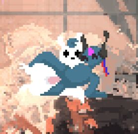 animated antennae_(anatomy) anthro digital_media_(artwork) duo female feral from_behind_position happy humanoid humanoid_on_feral iloveslutyshortstax iterator_(rain_world) looks_to_the_moon_(rain_world) lying male male/female paws penetration pixel_(artwork) pixel_animation pixel_art pussy rain_world scritches sex slugcat survivor_(rain_world) swishing_tail tail vaginal_penetration videocult wire wire_hair zoophilia