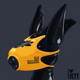 anthro blind blinded bondage bound disability drone droolhound fish furry gag gagged hi_res hood hooded latex marine null rubberjett rubbersolutions shark