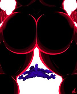 ass ass_focus avian avian_humanoid bara beefy_demon_acc behind_view big_ass corviknight crow demon demon_boy erect_penis ethan_(beefy_demon_acc) gay imminent_anal imminent_sex male muscular muscular_ass muscular_back muscular_legs muscular_male penis pokemon_(species) yaoi