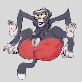 1girls 2024 5_fingers 5_toes absurd_res anthro anus areola areolae arm_tuft armpit_tuft arms_bent artist_request ass baboon bent_legs big_areola big_areolae big_ass big_butt big_eyes big_nipples biped black_body black_breasts black_ears black_eyes black_fingernails black_fur black_lips black_nails black_toenails breasts cartoon_network cheek_tuft colored_nails dark_lips digital_drawing_(artwork) digital_media_(artwork) dipstick_tail elderly elderly_anthro elderly_female eyelashes facial_tuft feet female female_only fingernails fingers full-length_portrait fur fur_tuft genitals gilf granny grey_background haplorhine hi_res huge_areola huge_areolae huge_ass huge_butt iris leaning leaning_backward light_areola light_areolae light_body light_fur light_nipples light_nose lips long_arms looking_aside lucifestar lucy_simian mammal markings mature mature_anthro mature_female miss_simian monkey monotone_background nails nipples no_pupils nude nude_anthro nude_female old_world_monkey older_female pink_areola pink_areolae pink_nipples pink_nose plump_labia portrait primate pussy red_butt sagging_breasts simple_background sitting smile solo solo_female tail tail_markings the_amazing_world_of_gumball thick_thighs three-quarter_view toenails toes tuft white_feet yellow_sclera