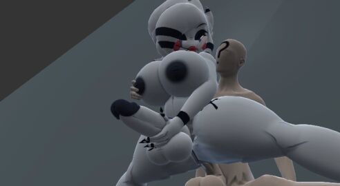 1boy 1girls 3d ? anal anal_sex cally3d cryptiacurves faceless_male female five_nights_at_freddy's fredina's_nightclub futanari intersex male male_on_futa male_penetrating_futa marie_(cally3d) marionette_(fnaf) models prisma3d prisma3dnsfw puppet_(cally3d) puppet_(fnaf) sex tagme