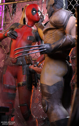 10:16 1boy 1girls 3d 4k blake_lively blonde_hair claws costume deadpool deadpool_&_wolverine_(2024) female fence handjob lady_deadpool ladypool ladypool_(blake_lively) male male/female marvel marvel_comics outdoors patreon patreon_username penis penis_grab penis_tip roosterart standing superhero superheroine veiny_penis wanda_wilson wolverine_(x-men)
