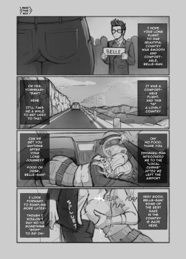 absurdres breasts cum cum_on_body cum_on_breasts driving english_text evil_trevo fellatio female highres oral original paizuri road_head shirt sound_effects tagme trevobutevil white_shirt