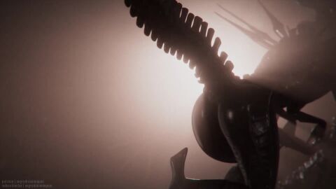 alien alien_humanoid animated sound tagme video xenomorph