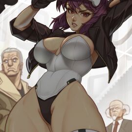 1girls 2boys female ghost_in_the_shell kusanagi_motoko legs_apart male thick_thighs thighs