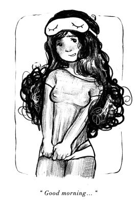 1girls after_sex bedhead black_hair bloom bottomless breasts bright closeted covering_crotch curly-haired_female curly_hair curvaceous curvy curvy_figure cute dark_body dark_hair embarrassed embarrassed_female english_text female flowersonwalls hawaii hawaiian hawaiian_female just_woke_up lesbian_focus light light-skinned_female lighting looking_at_viewer lucy_bay_/_cece_(flowersonwalls) messy messy_hair morning morning_after nipple_bulge nipple_fetish nipple_outline nipple_poke nipples nipples_visible_through_clothing no_pants original original_art original_artwork original_character original_characters pajama_shirt pajamas pajamas_pull pencil_(artwork) pencil_sketch poking_out polka_dot polka_dot_background polka_dot_panties polynesian pulling pulling_clothing pulling_own_clothes shiny shiny_clothes shiny_hair shiny_skin shiny_thighs shy shy_expression shy_smile sketch sketch_page sleep_mask sleepy sunny sunrise sweet tan tan-skinned_female tan_body tan_skin tangled_hair tanned_skin the_banana_peel tired tired_expression tired_eyes tired_look unfinished wholesome yuri