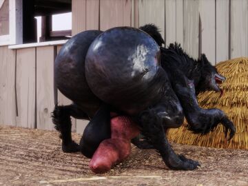 3d absurd_res after_transformation all_fours animal_genitalia animal_penis anthro ass bethesda_game_studios big_ass big_butt big_penis canid canine canine_genitalia canine_penis feral genitals hi_res horny_male huge_ass huge_butt huge_cock human_to_feral hyper hyper_ass hyper_butt hyper_genitalia hyper_penis identity_death male mammal maxedoutonuwu mental_transformation microsoft mythological_canine mythological_creature mythology nude open_mouth penis post-transformation skyrim skyrim_werewolf solo tail the_elder_scrolls tongue tongue_out transformation were werecanid werecanine werewolf