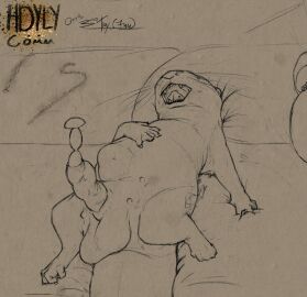 absurd_res animal_genitalia animal_penis artist_logo artist_name asian_small-clawed_otter balls bed bladder_bulge digitigrade disembodied_hand english_text feral floating_hands furniture furry genitals hdyly hi_res holding_tail line_art logo lying lying_on_bed male mammal masturbation mustelid on_back on_bed otter penetration penis pillow sex_toy sex_toy_insertion signature size_difference solo solo_focus sounding_rod stomach_bulge tail tail_grab text thick_tail urethral urethral_bulge urethral_masturbation urethral_penetration zoophilia