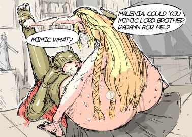 1boy 1girls ass big_ass blonde_hair braided_hair brother_and_sister cute_femboy demigod demigoddess duo elden_ring female female_penetrated femboy femboy_on_female femboydom fizoa fizoa_(artist) fromsoftware goddess hairdressing helmet helmet_only incest large_ass larger_female laying_on_floor legs_apart legs_up light-skinned_female light-skinned_male light_skin long_hair looking_at_partner love lying lying_down male male/female male_on_female male_penetrating male_penetrating_female malenia_blade_of_miquella mating_press miquella missionary_position naked_female otoko_no_ko penetration prosthetic_arm prosthetic_leg red_hair rough_sex royal sex siblings size_difference small_dom_big_sub smaller_male stealth_sex straight sweat sweatdrop taller_female thighs twins unseen_male_face very_long_hair winged_helmet