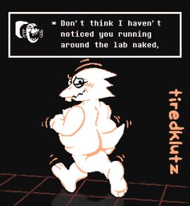 2d 2girls alphys ass breasts completely_nude embarrassed embarrassed_nude_female enf english_text exhibitionism female female_only humanoid humor jiggling lizard_girl lizard_humanoid multiple_females multiple_girls nude nude_female pixel_art tagme text undertale undertale_(series) undyne velvetsfunzone