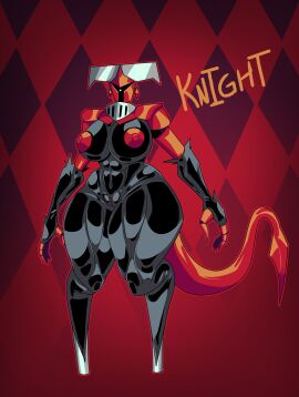 absurd_res armor big_breasts breasts chess chess_piece fattmana female goo_creature hi_res humanoid knight knight_(chess) knight_(fattmana) latex liquid_latex muscular muscular_female solo tail thick_thighs warrior