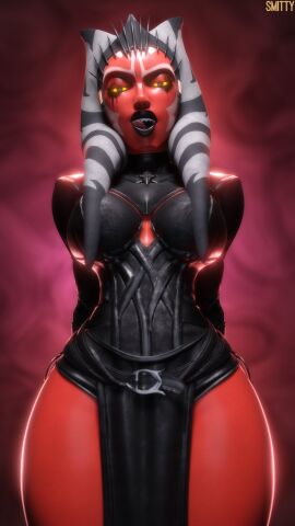 1girls 3d ahsoka_tano ahsoka_tano_(imperial) airress3d_(3d-modeller) alien alien_girl alien_humanoid ass big_ass big_breasts breasts bust busty chest clone_wars corrupted corruption curvaceous curvy curvy_figure dark_ahsoka evil_grin female hips hourglass_figure humanoid jedi lucasfilm mature mature_female orange-skinned_female orange_body orange_skin slim_waist smitty34 star_wars star_wars:_ahsoka star_wars_rebels thick thick_hips thick_legs thick_thighs thighs togruta voluptuous waist wide_hips