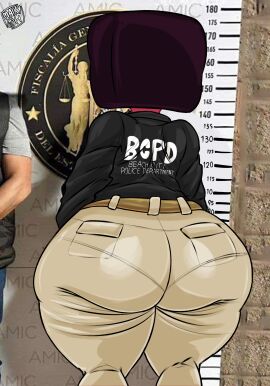 1girls 2024 ass big_ass bottom_heavy bubble_ass bubble_butt clothing fat_ass female female_only garnet_(steven_universe) gem_(species) gluteal_fold huge_ass large_ass maikyoh massive_ass meme pantylines png police police_uniform policewoman rear_view solo steven_universe thicc_french_policewoman thicc_french_policewoman_(cosplay) thick_ass thick_thighs thunder_thighs wide_hips