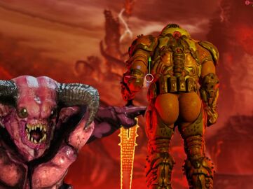 1boy ass baron_of_hell_(doom) big_ass big_butt bubble_ass bubble_butt doom doom_slayer_(doom) hairy_ass male male_only meme muscular muscular_male naughty_po rear_view solo solo_male