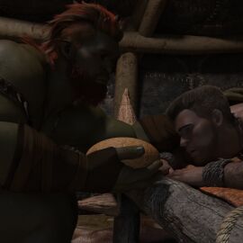 1human 1orc 2boys 3d aftercare bound_wrists bread caring close-up clothed clothed_male clothed_male_nude_male duo duo_focus eating eating_food exhausted exhausted_male feeding friendly gentleman grocery_bag helping helping_hand human_slave human_victim interspecies kind kneeling male male/male male_only male_victim malnourished multiple_boys multiple_males muscles muscular muscular_male naked naked_male nonsexual nude nude_male oc orc orc_male original original_character original_characters protecting protective rape_victim saving_life slave_collar wereorc_(artist)