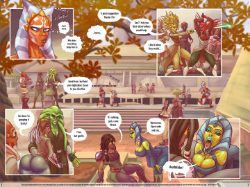 adi_gallia ahsoka_tano alien ass bag blue_eyes boots colored_skin comic energy_sword english_text eyelashes female fingerless_gloves gloves green_skin high_heel_boots high_heels holding holding_bag holding_lightsaber ima-gun_di ki-adi-mundi kit_fisto knee_boots lightsaber male mon_calamari multiple_boys multiple_females multiple_girls multiple_males nahdar_vebb nautolan non-web_source open_mouth orange_skin plo_koon quinlan_vos red_footwear red_skin rig_nema running star_wars star_wars:_the_clone_wars sword text thick_lips tiplar tiplee togruta tongue tongue_out vegaversio weapon worried yellow_skin