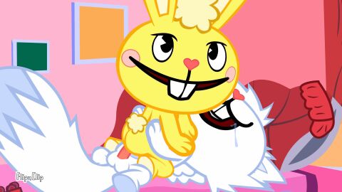 ambiguous_penetration animated anthro ass balls bodily_fluids bouncing_balls buckteeth cowgirl_position cuddles_(htf) duo female from_front_position fur genitals happy happy_tree_friends heart_nose heart_symbol hi_res imminent_orgasm lagomorph leporid male male/male male_on_top male_penetrated male_penetrating male_penetrating_male mammal nemao nude on_bottom on_top penetration rabbit semi-anthro sex snowers_(fan_character) teeth third-party_edit white_body white_fur yellow_body yellow_fur