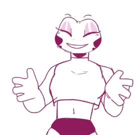 big_breasts breasts female frog huge_breasts sonokido tagme thick_thighs video wide_hips