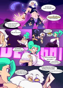 1boy 1girls ass big_ass big_breasts big_butt big_hips big_thighs blue_eyes breasts busty buttocks caucasian caucasian_female comic comic_page comic_panel dgoger disney elegant_clothes english_dialogue english_text eyelashes female female_clothed green_hair high_resolution hips horse_tail huge_ass huge_boobs huge_breasts huge_butt huge_hips huge_thighs inminent_sex inviting lipstick long_hair male massive_ass massive_boobs massive_breasts massive_butt massive_thighs massive_tits milf odalia_blight older_female_and_younger_male orange_pupils pajamas sexy sexy_pose short_hair text text_bubble the_collector_(the_owl_house) the_owl_house thick_thighs thighs tight_clothing touching_breast voluptuous voluptuous_female white_hair wide_hips wide_thighs yellow_iris