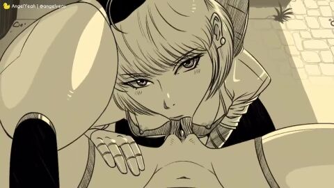 16:9_aspect_ratio 2girls android angelyeah animated blush bodily_fluids breasts clitoris clothing commission cunnilingus earrings exhibitionism extremely_large_filesize female female_pov genital_fluids hand_on_another's_head hand_on_head hand_on_thigh hood hooded_jacket hoodie jacket jewelry labia large_filesize long_labia monochrome multiple_girls navel nipples open_mouth oral orgasm original pov public_indecency spread_legs tagme tongue tongue_out ugoira uncensored vagina vaginal_juices video yuri