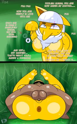 2koma belly big_breasts big_nose big_thighs breasts female female_hypno game_freak hipnosis hypno hypnosis hypnosis_sex hypnotized_sex instant_loss instant_loss_2koma male mating mating_press penis pokemon pokemon_(species) pokephilia pokémon_(species) pussy uncensored uncensored_penis uncensored_pussy uncensored_vagina white_hair