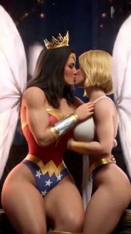 ai ai_generated dc ibnalxuffasch94 injustice_2 supergirl tagme video wonder_woman