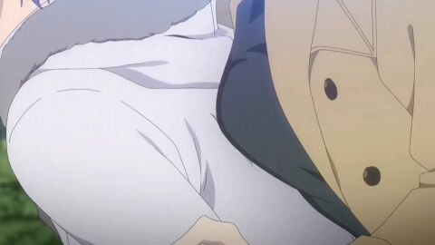 ass ass_shake blue_eyes blue_hair breast_press breasts brown_eyes carrying date_a_live english_audio english_dialogue english_language female_pervert honjou_nia itsuka_shido pervert piggyback pressing_breast_on_partner silver_hair small_breasts suprised suprised_look swaying swaying_ass tagme video walking white_hair