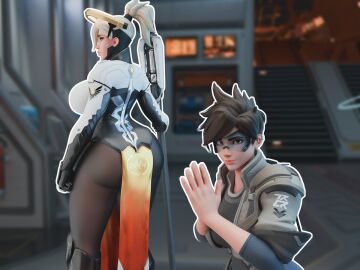 2girls 3d activision angela_ziegler ass ass_worship athletic athletic_female big_ass big_breasts blizzard_entertainment bottom_heavy breasts british british_female busty caucasian caucasian_female chest curvaceous curvy curvy_figure digital_media_(artwork) dorime european european_female female female_focus fit fit_female hips hourglass_figure huge_breasts human legs lena_oxton light-skinned_female light_skin lips mature mature_female mercy overwatch overwatch_2 rhywlad round_ass round_breasts slim_waist swiss swiss_female thick thick_hips thick_legs thick_thighs thighs tracer voluptuous waist wide_hips