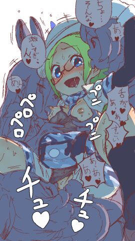 4girls animal_ears animal_tail arctic_hare_(kemono_friends) areolae between_breasts black_bra black_clothes black_legwear black_socks black_underwear blue_eyes blush body_grab bra breast_grab breast_licking breasts breasts_grabbed_from_behind breasts_out_of_clothes bunny_ears bunny_girl bunny_tail camouflage_print clothed_sex clothing clothing_aside cunnilingus erect_nipples european_hare_(kemono_friends) exposed_breasts eyebrows eyebrows_visible_through_hair eyewear fanny_pack female female_only ffff_foursome footwear foursome from_behind gangbang glasses grabbed_from_behind grabbing green_hair groping group group_sex hand_on_another's_head happy happy_sex hat headwear high_resolution kemono_friends legwear lesbian_sex licking looking_at_another looking_down masuyama_ryou medium_breasts mirai_(kemono_friends) mountain_hare_(kemono_friends) multi_ear multiple_females multiple_girls mutual_yuri nipple_licking nipples open_clothes open_mouth oral orgy panties_aside pantsu saliva saliva_trail sex shorts sidelocks simple_background sitting sitting_on_person socks sweat tail tongue underwear underwear_aside white_background yuri yuri_gangbang yuri_orgy