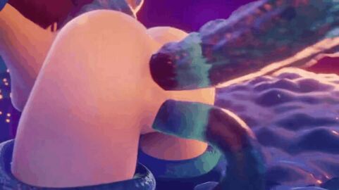 1girls 3d alternate_version_available anal animated anus artist_request character_request copyright_request double_penetration female human human_female restrained restrained_by_tentacles slime tentacle vagina vaginal_penetration