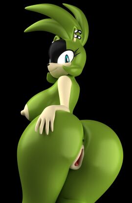3d 3d_model breasts busty earthwinddk2 female idw_comics idw_publishing mobian mobian_(species) mobian_tenrec naked_female presenting_hindquarters sega sonic_(series) sonic_the_hedgehog_(comics) sonic_the_hedgehog_(idw) sonic_the_hedgehog_(series) surge_the_tenrec