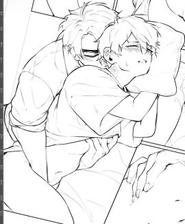 bk_18 cuntboy fingering fingers gay intersex male masturbation oc original yaoi