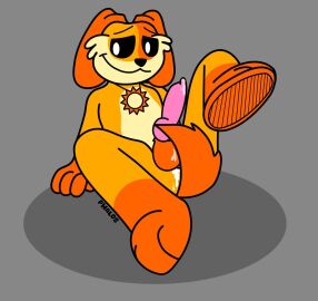 3_toes 4_fingers :3 anthro anthro_only ass big_ears black_sclera canid canid_humanoid canine canine_genitalia canine_humanoid canine_penis critters_(poppy_playtime) cum cum_in_ass dog dog_ears dogday dogday_(poppy_playtime) doggy domestic_dog ears eyebrows fur furry furry_only knot knotted_penis large_ears looking_away male male_focus male_only necklace no_humans orange_fur orange_skin pendant pendant_necklace penis phalos pink_penis poppy_playtime poppy_playtime_(chapter_3) precum presenting presenting_hindquarters sex smile smiling smiling_critters solo sun_necklace tail tail_covering_privates yellow_fur