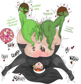 1girls 2boys ahe_gao ahegao ahegao_face balls balls_touching big_breasts big_penis blonde_hair blue_eyes blush breasts brown_hair cum cum_in_pussy cum_inside cumflated_belly cumflation cumming_while_penetrating double_penetration double_vaginal english_text female femboy femboy_on_female frottage frottage_via_penetration goblin goblin_male gobtober gobtober_2024 green_skin huge_breasts human human_female human_penetrated impregnation interspecies interspecies_impregnation light-skinned_female light_skin male mixed_cum_impregnation mmf_threesome moaning moaning_in_pleasure monster nipple_bulge nun nun's_habit nun_outfit ovum ovum_deformation penis piledriver_(sex) piledriver_double_penetration piledriver_position pussy ryu34 small_but_hung small_dom_big_sub sperm_cell sperm_meets_ovum text thick_thighs thighhighs threesome vaginal x-ray