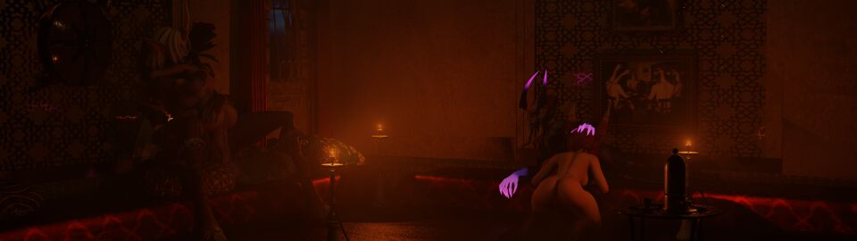 3d akali anal_sex bigger_female bigger_futa blowjob evelynn female futa_on_female futanari head_grab intersex league_of_legends soraka xayah