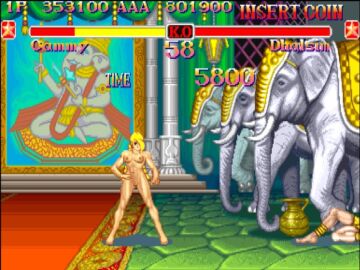 blonde_hair cammy_white exhibitionism female humiliation naked naked_female nude nude_female nudist sprite street_fighter